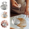 thumbnail image 1 of Herramienta de aplanamiento de pastel de galleta de metal | Suavizante de pastel de azúcar | Prensa de metal duradera para moldes para hornear | 3.15 pulgadas | Gadget auxiliar para hornear |, 1 of 9