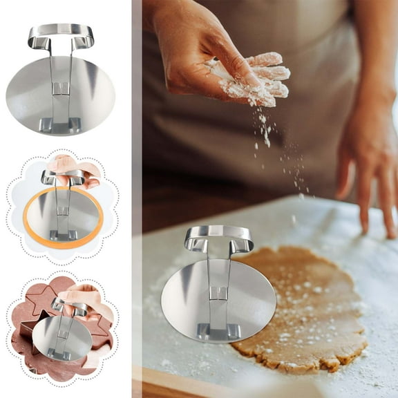 JingChun Clearance Under $2.00 A Metal Tool Used To Flatten Sugar Cakes In Cookies Molds 3.15in