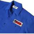 thumbnail image 2 of Lethal Threat Old Skool Eyeball Shop Mens Button Up Short Sleeve Shirt Blue XL, 2 of 2