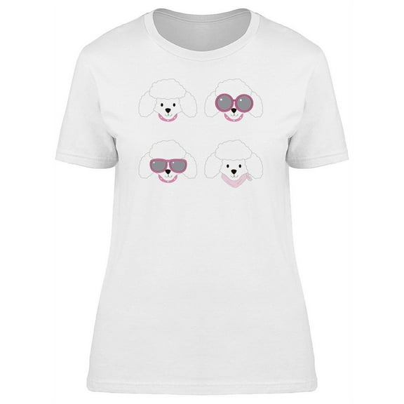 Fashion Poodle Doodle Set T-Shirt Women -Image by Shutterstock, Female x-Large