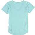 thumbnail image 4 of P.J. Salvage Womens Solid Rounded Hem Pajama Sleep T-shirt, Blue, Small, 4 of 5