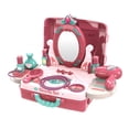 thumbnail image 4 of Coiffeuse 2 en 1 pour Jeu d'Imitation et Valise, Ensemble de Maquillage Beauté, 4 of 9