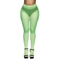 thumbnail image 1 of FhsagQ Chaussettes Femmes Chaussettes Cosplay Femmes Bas Résille avec Bas Résille à Strass Collants Femmes Chaussettes Costume Chaussettes Femmes Grande Taille Ensemble Vert Taille Unique, 1 of 5