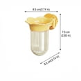 thumbnail image 2 of Bird Feeder Holder, Birdcage Feeder for Parrots and Small Birds, Water Storage Design, millet Holder for Bird Cage, Perfect for Bird Enthusiasts and Indoor/outdoor Use B, 2 of 7