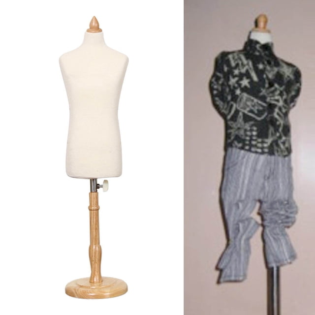 pitrice Mini Mannequin de Forme, Mannequin de Tailleur Réglable, Mini Robe Réglable, Mini Buste, Support d'Affichage pour Robe Mini