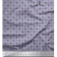 thumbnail image 1 of Soimoi Grey Cotton Voile Fabric Curve Diamond & Ship Wheel Nautical Print Fabric by the Yard 42 Inch Wide, 1 of 3