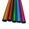 thumbnail image 4 of 2 PCS 3K Carbon Fiber Tube Colored, Length 500mm, Outer Diameter 12mm, Inner Diameter 10mm,For Drone Frame Quadcopters Green, 4 of 5