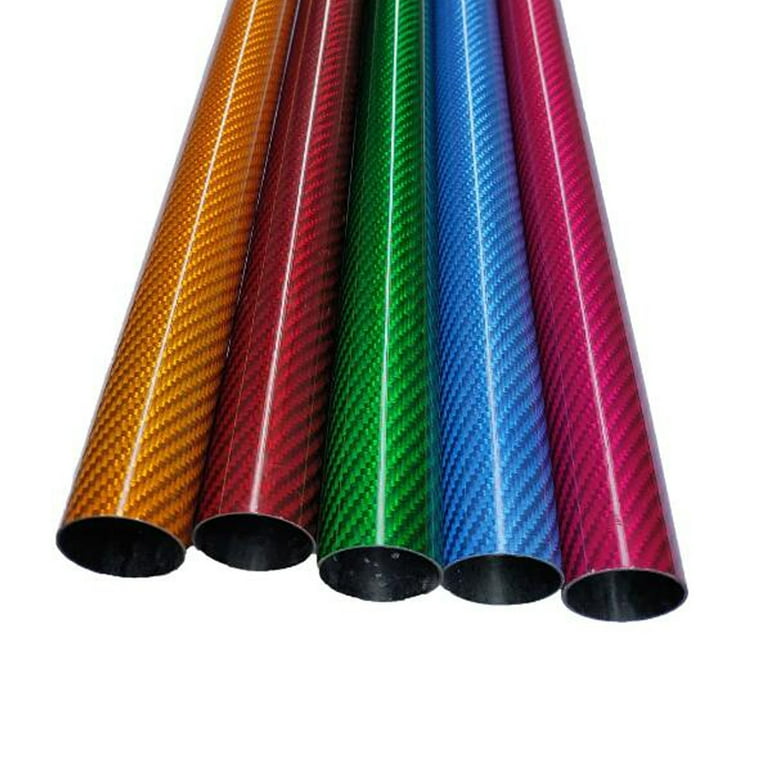 2pcs Carbon Fibre Tubes 3K, Outer Diameter 8mm/10mm/12mm/14mm/16mm