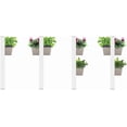 thumbnail image 3 of Balcony Planters Over Railing \u SelfWatering Hanging Planter Outdoor with Adjustable Straps \u Railing Planter Boxes for Flowers Herbs Vegetables \u Tool, 3 of 7