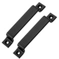 thumbnail image 1 of Simple Elegant Design Sliding Barn Door Handles, Interior Outdoor Sliding Barn Hardware, 3Mm Thick Steel Cabinet Pull Handle, Easy Installation With Included Screws, 2Pcs, 1 of 5