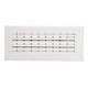 thumbnail image 1 of Rejilla de Ventilación de Plástico Uxcell, Salida de Aire Ajustable, Rejillas de Filtro de Ventilación Removibles con Pantalla de Malla Incorporada 20x8 Pulgadas, 1 of 7