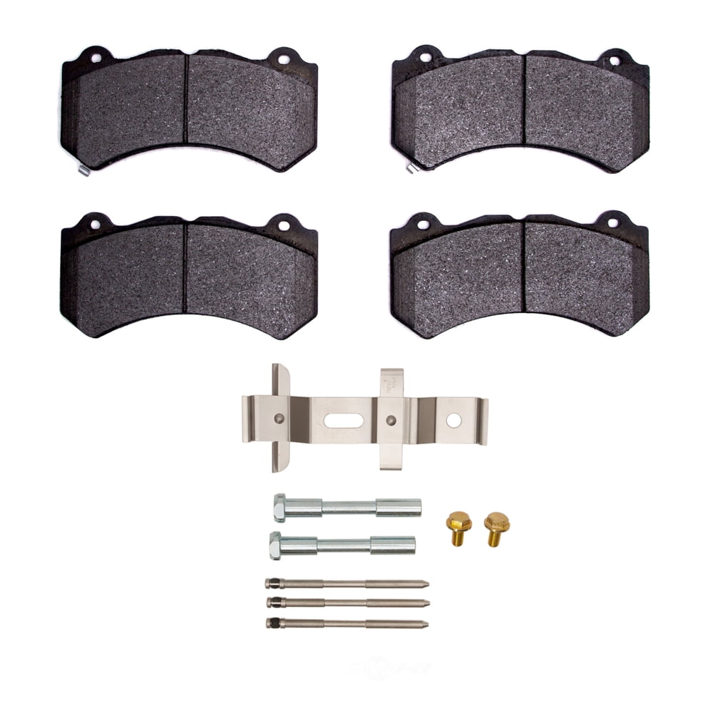 Dynamic Friction Company 1551-1405-01 DFC 5000 Advanced Brake Pads - Low Metallic and Hardware Kit