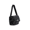 thumbnail image 3 of Wonder Nation Girls Velvet Star Constellation Handbag, Black, 3 of 5
