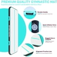 thumbnail image 5 of BEYOND MARINA Air Gymnastics Tumble Track Inflatable Tumbling Air Mat for Home Yoga Black-Mint 10ft, 5 of 6