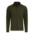 thumbnail image 2 of Chaps Men's & Big Men's Woodland Quarter Zip Sweater, Sizes S-2XL, 2 of 9