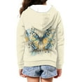 thumbnail image 3 of DISNIMO Girls Butterfly Zipper Hoodie for Kids Music Note Hoodie Teenager Girl Sweatshirts Zip Up Boys Sweatshirt Jackets Size 11-13 Girl Clothes Soft Hooded Jacket with Pockets Children Hoodies, 3 of 7