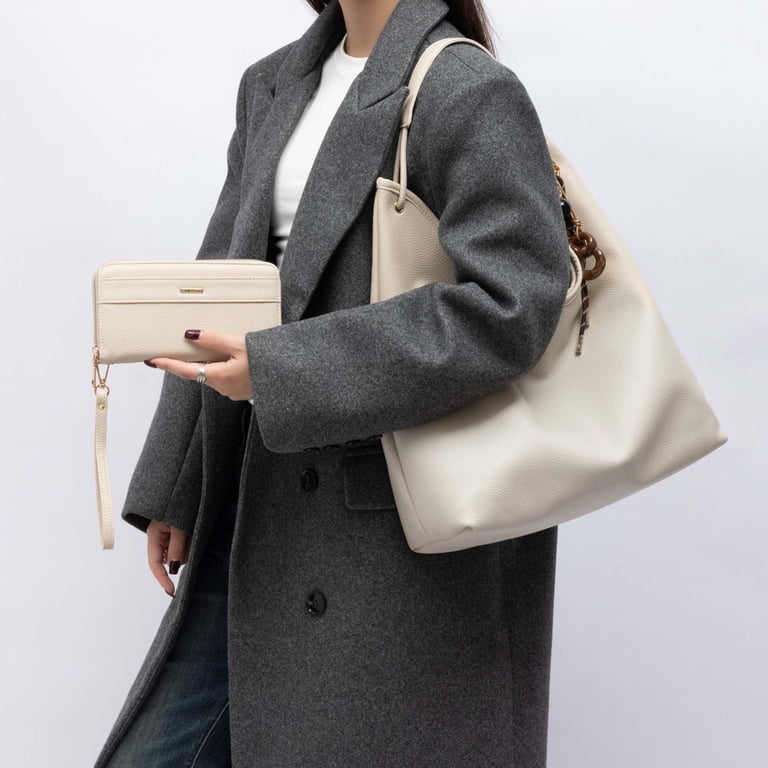 MKF Collection Shoulder Bag Set for Women, Eloa Vegan Leather Hobo