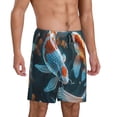 thumbnail image 5 of KLL Cute Koi Fish Serenity for Men's 1-Pack Shorts,Sleep Pajama Shorts for Men Soft Pj Shorts Men's Pajama Bottoms Sleepwear -Medium, 5 of 7