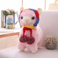 thumbnail image 2 of 25/35cm Amine Colorful Alpaca Peluches With Scarf Japan Alpacasso Plush Animal Stuffed Toy For Girls Kids Lover Christmas Gift zhangmengya LED, 2 of 2