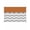 Gray burnt orange, variant on Grey Chevron Sun Shade Sail 6.5'x10' Rectangle Outdoor Shade Canopy, Geometric Orange Print Wavy Striped White Porch Shades Outdoor Sun Blocking Screen, Sunshade Cloth Covers for Patio/Deck/Garden