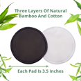 thumbnail image 3 of RAGUPEL 2026 New 16 Packs Organic Reusable Makeup Remover Pads,Washable Eco-Friendly Natural Bamboo Cotton Rounds for All Skin Types with Cotton Laundry Bag, 3 of 7