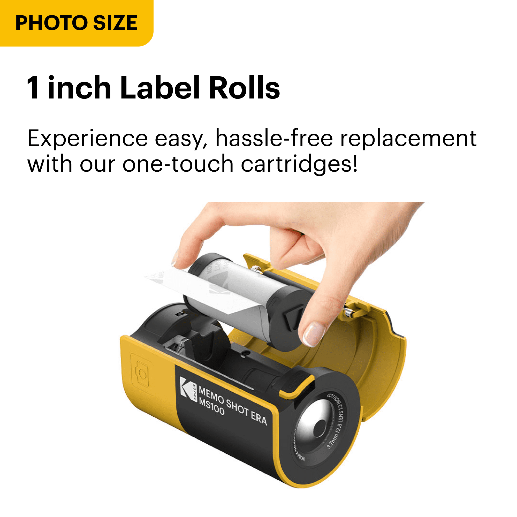 Kodak Memo Shot ERA Kids instant digital camera and photo label