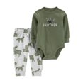 thumbnail image 1 of Conjunto Carter´s Child of Mine Niño 0-3M Little Brother Verde 2 Piezas, 1 of 4