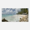 thumbnail image 2 of Barbados Island White Seashore - Uvre d'Art Moderne sur Toile, 2 of 3