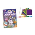 thumbnail image 3 of Manualidades con papel de aluminio para niños, libros para colorear, suministros de arte, regalos de cumpleaños, libros de pegatinas de arte mágico C, 3 of 8