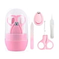 thumbnail image 1 of Baby Nagelpflege Set 4-teiliges, Nagelknipser Nagelschere Nagelfeile et Nasen Pinzette Neugeborene Geschenk - Rosa Rojo Verde Cocina, Decoración y Otros, 1 of 5