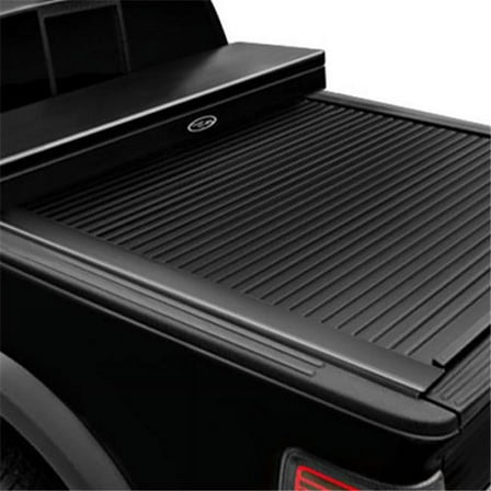 Truck Covers USA  66 in. American Work Tool Box Full Size Tonneau Cover for 2004-2017 Ford F150 Crew Cab, Black