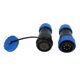 thumbnail image 2 of Conector De Alimentación De Aviación, Resistente Al Calor, Resistente Al Agua, Conector De Enchufe, 45 A, Sin Soldadura, Resistente Al Desgaste, Antioxidante, Hembra, Macho, 380, 2 of 8