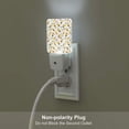 thumbnail image 5 of Pofeuu Bee and Flowers Print Night Lights Plug into Wall with Dusk-to-Dawn Light Sensor, LED Nightlight for Bathroom, Adult, Hallway-UK, 5 of 7