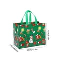 thumbnail image 3 of Taicans ‌Large Santa Christmas Tote Bag - Reusable Eco-Friendly Non-Woven Gift Carrier for Festive Shopping & Party Decorations,16x16in,Perfect for Xmas Gifts & Holiday Treat Bags‌, 3 of 6