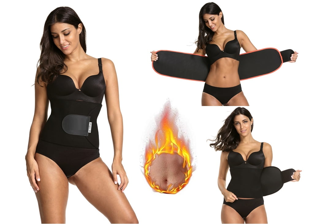 Womens Fitness Sauna Sweat Slimming Waist Trainer Shapewear Body Shaper Sliming