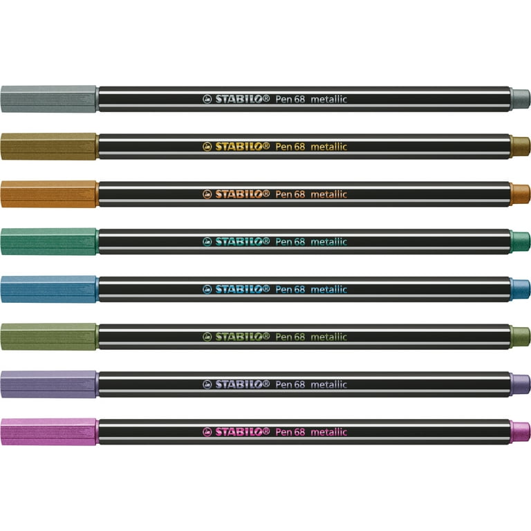 STABILO Pen 68 Metallic Set, 8-Colors 