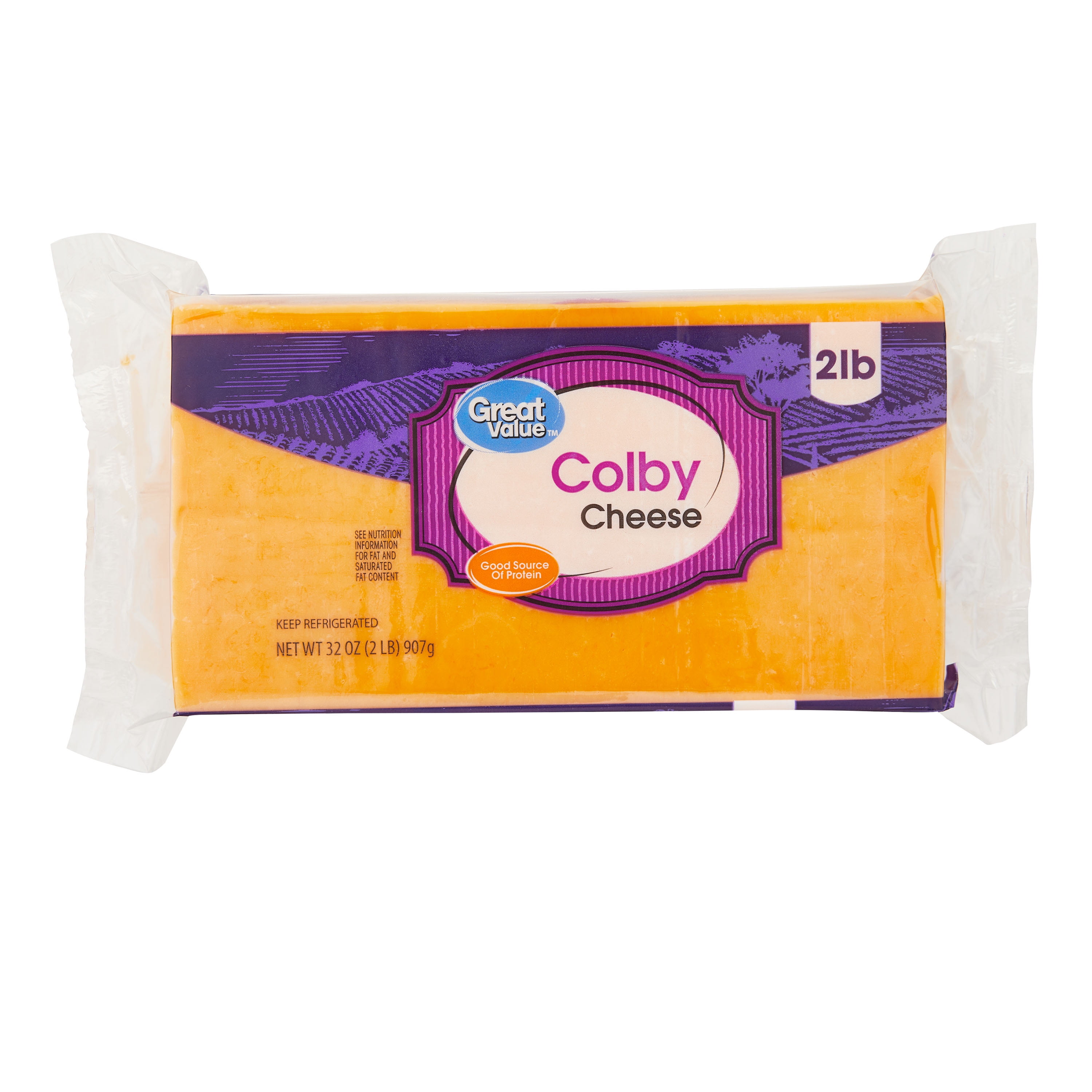 Great Value Colby Cheese, 32 oz