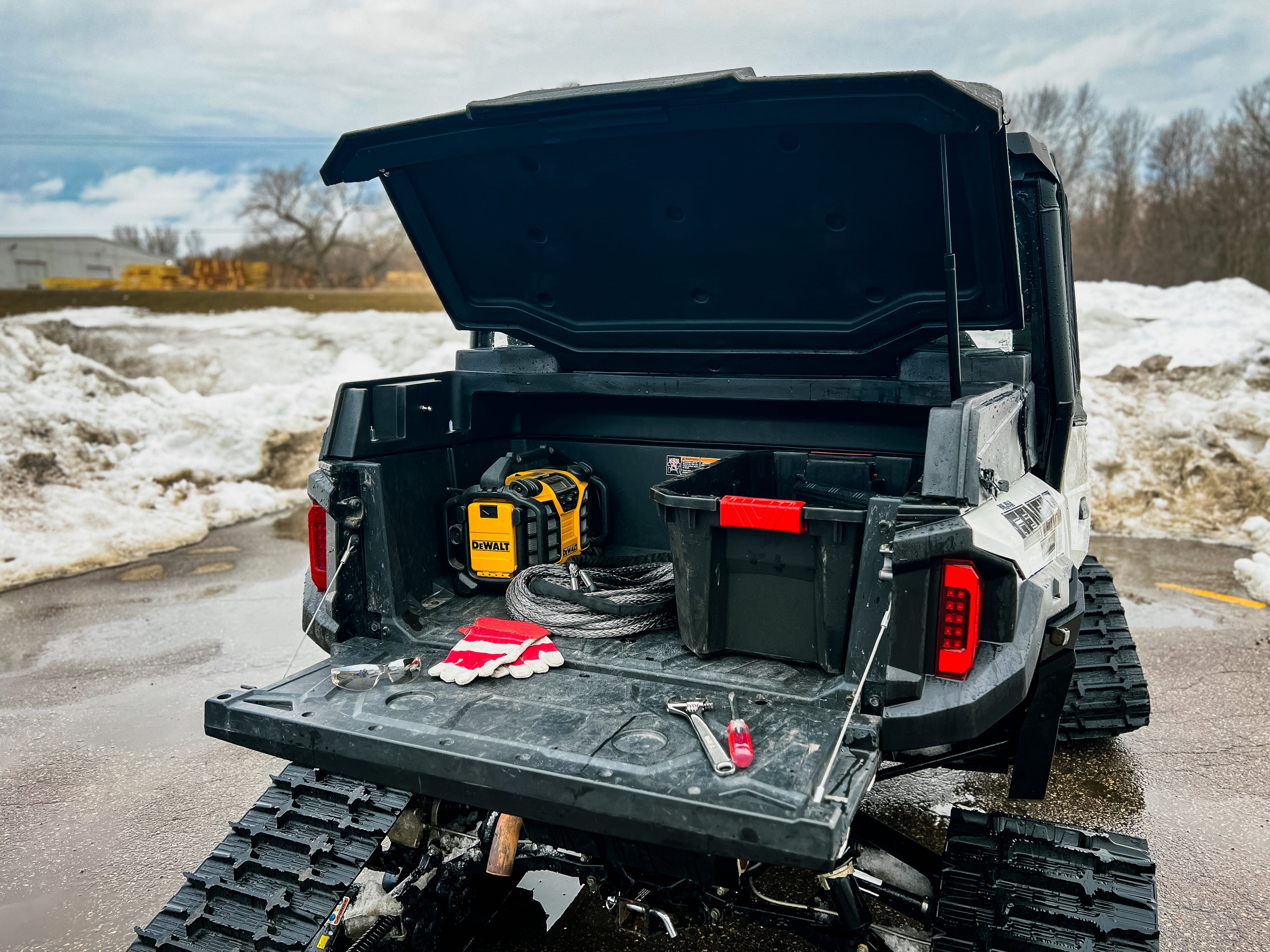 HIGHLANDS CARGO UTV Rear Bed Cover for 2016-2026 Polaris General.