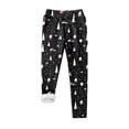 thumbnail image 2 of Gibobby Leggings de Navidad para mujer Leggings informales de invierno para mujer, pantalones capri térmicos con cintura elástica, pantalones de entrenamiento(Negro,G), 2 of 5