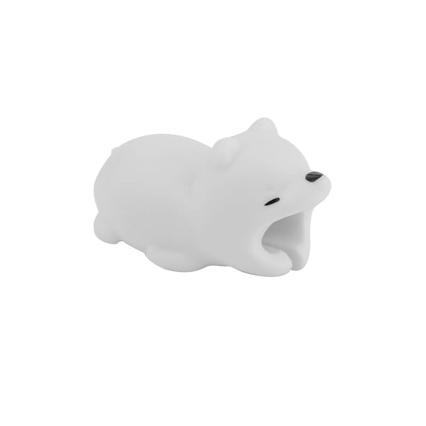 Enrollador protector de cable de PVC con forma de animal, cable de mordida, cubierta protectora de alambre (H)
