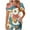 Multicolor Summer Tops for Women_v, variant on HAPIMO Women' Plus Size Flower Print Tops Summer Tops for Women Crew Neck Tees Casual Loose Elegant Pleated Blouses Flowy Fashion Clothes Dressy Tunic Multicolor XL