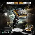 thumbnail image 4 of Transmisor FM LENCENT Bluetooth 5.0 para coche con PD 20W + QC, 4 of 6
