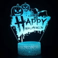 thumbnail image 1 of Luz LED nocturna Happys Halloween 3D que cambia de color para niños, 1 of 1
