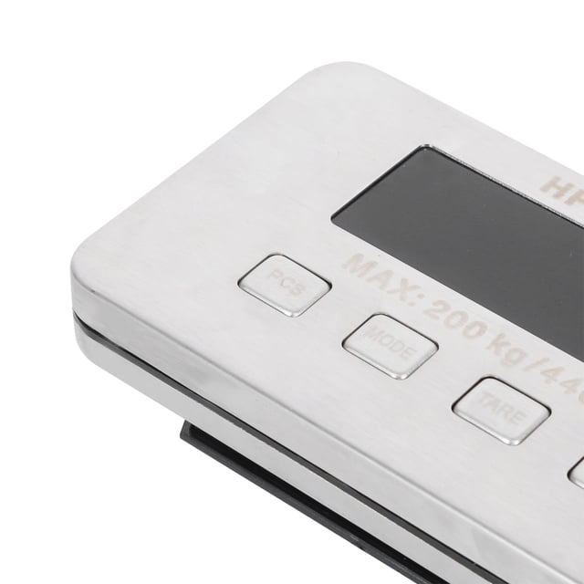 Kitchen Scale, Postal Scale, Stainless Steel 200kg Silver for Warehouse Package Busniess Office Home