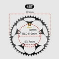 thumbnail image 4 of Narrow Wide Tooth Chainring for Enhanced Stability on Road Bikes at 110BCD Size, 4 of 8