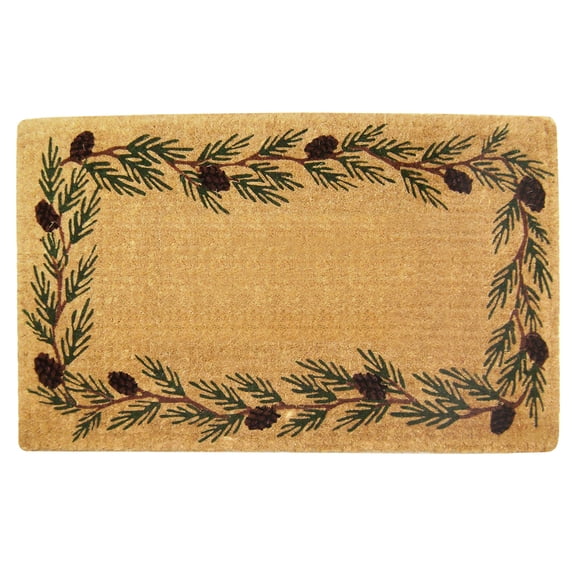 Heavy Duty Coir Doormat Evergreen, Plain - 30" x 48"