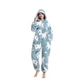 thumbnail image 1 of Onesies-Pijama Unisex de franela para mujer, ropa de casa de terciopelo grueso, con dibujos de animales, para Navidad, 2023, 1 of 3