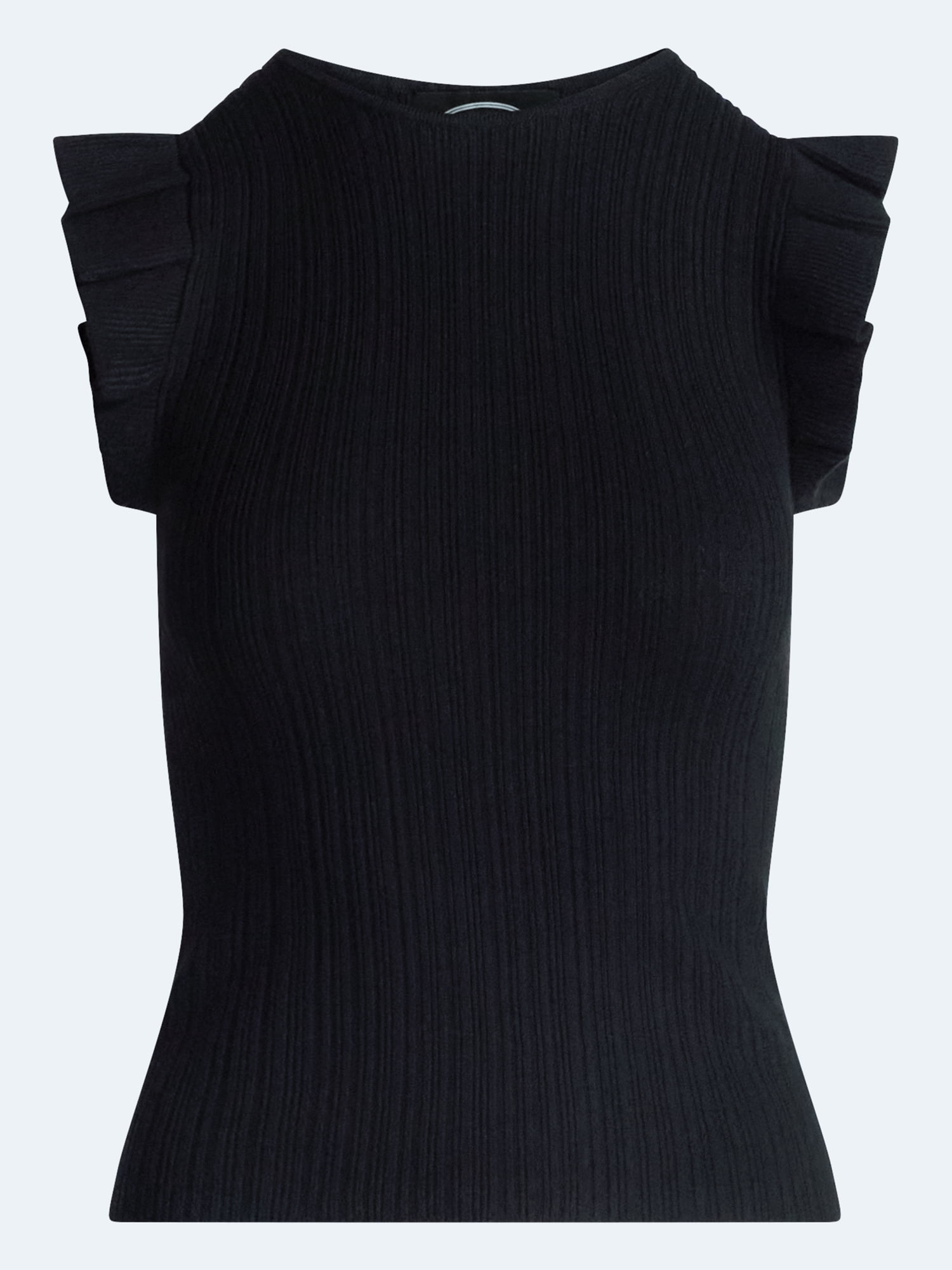 Scoop Women’s Sleeveless Ruffle Tank Top, Sizes XS-XXL