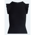 thumbnail image 5 of Scoop Women’s Sleeveless Ruffle Tank Top, Sizes XS-XXL, 5 of 5