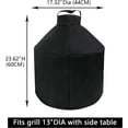 thumbnail image 4 of 13inch kamado Grill Cover fit for mini Big Green Egg, kamado Joe and More, Heavy Duty, Waterproof, dust-Proof Cover, 17.5” Dia*23.5” H$$Garden & Patio, 4 of 6